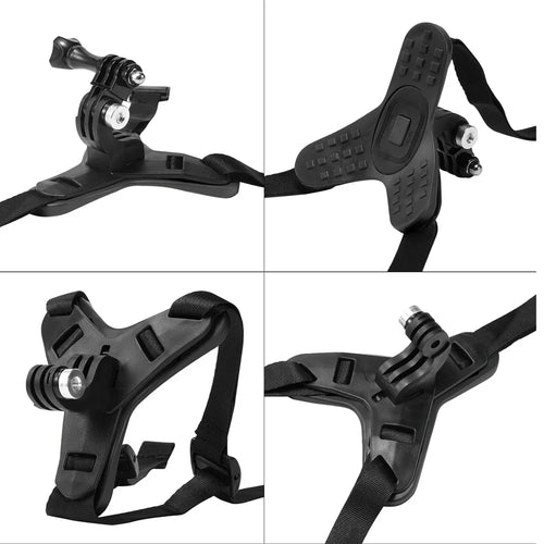 Soporte de correa para la barbilla para casco de motocicleta